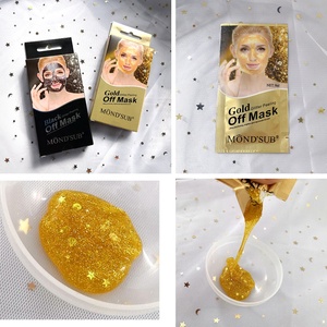 Gold star — <span class=keywords><strong>masque</strong></span> facial à paillettes, étiquette privée, de beauté, éliminateur de points noirs, à la mode - Product Image 4