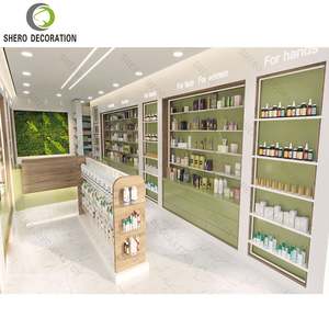 Présentoir de <span class=keywords><strong>pharmacie</strong></span> personnalisé Vitrine en verre de comptoir avec lumière - Product Image 3