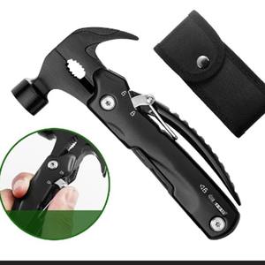 Ensemble de marteau et de pinces multifonctionnels portables, équipement de sécurité et de survie multifonctionnel pour le camping - Product Image 2