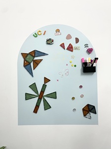 Pegamento extraíble mágico, <span class=keywords><strong>pizarra</strong></span> suave magnética para niños, pegatina de pared de <span class=keywords><strong>pizarra</strong></span> con tablero de escritura magnético - Product Image 3