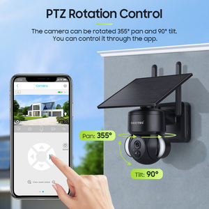 SECTEC 3MP Mini Solar Power <strong>Battery</strong> 4G Sim Card <strong>Security</strong> Wifi Wireless Outdoor Solar CCTV Ip Surveillance System Wireless <strong>Camera</strong> - Product Image 4