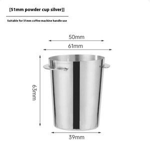 ถ้วยตวงกาแฟขนาด 58/53/51 มม. สำหรับเครื่องชงเอสเพรสโซ ทนทานต่อการสึกหรอ ผลิตจากสแตนเลส พร้อมบริการดรอปชิปปิ้ง - Product Image 5