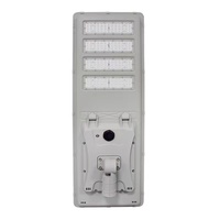 Luminosité 2024 Nouveau Design LED 14000LM 100W Tout-en-un Lampadaire Solaire IP67 Industriel Haute Luminosité Route Autoroute CRI85 50000 Heures