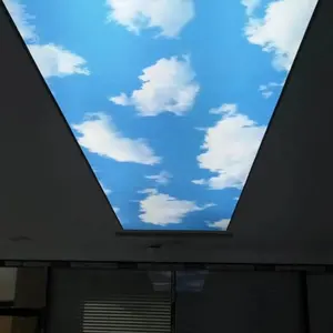 ZHIHAI-mural de pared con estampado uv, película de techo elástica de pvc, 3d, cielo espacial