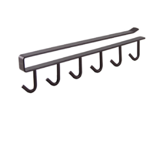 <span class=keywords><strong>Cocina</strong></span> 6 gancho organización colgantes de almacenamiento secado blanco de alambre de acero inoxidable taza de café titular - Product Image 1