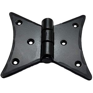 Coshik Exports - Bisagras de mariposa vintage para gabinetes, color negro mate, forjadas a mano, duraderas, para uso en cocina y exteriores - Product Image 2