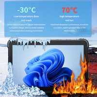 Tablette industrielle robuste de 12 pouces, Intel personnalisée, IP67, Windows 10 11, 8000 mAh, empreintes digitales, GPS, NFC, RFID, 4G, 5G, tablette PC robuste