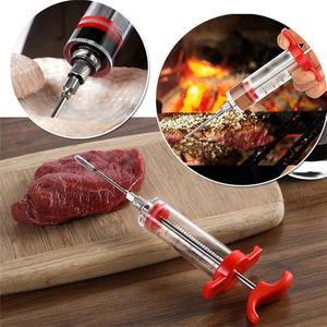 Seringue injecteur de marinade avec 3 aiguilles pour kit d'injection de marinade pour grillades et dinde - Product Image 5