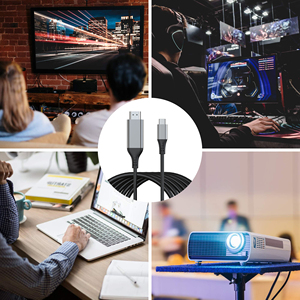 Xu hướng bán buôn 1m 2M 3M 4.5m 60Hz video 2.1 UHD để USB C 4k 8K Loại C UHD USB cáp dữ liệu cho điện thoại di động để TV điện thoại 15 Pro Max - Product Image 2