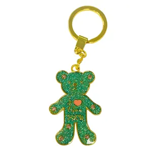 도매 개인화 된 패션 디자이너 럭셔리 귀여운 로고 금속 열쇠 고리 액세서리 사용자 정의 키 체인