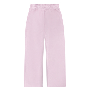 High Quality <b>Light</b> Pink SC Logo Print Stud Stone Wide Leg Sweatpants Elastic Waist Casual Knit <b>Trousers</b> Streetwear Pants for Men - Product Image 2