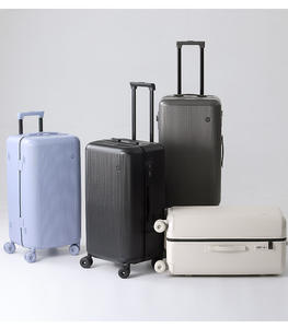 מזוודת מחשב בעלת מסגרת מעובה וקיבולת גדולה, מזוודת טרולי 24 אינץ', מזוודת עלייה למטוס 20 אינץ', דו-שכבתית, עמידה בפני פיצוץ, עם מנעול TSA - Product Image 1