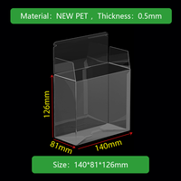 Boîte d'emballage en plastique PET transparente de haute qualité, écologique, personnalisée, pour jouets, vente en gros d'usine