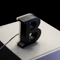 Lettres en relief, enseignes lumineuses à LED pour une utilisation intérieure/extérieure, bureau et décoration
