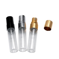 Parfum Mini 4ml, botol kabut halus semprot parfum Mini 4ml dengan tutup emas