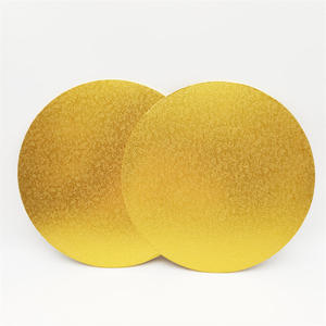 <span class=keywords><strong>Plateau</strong></span> à gâteau rond en <span class=keywords><strong>carton</strong></span> ondulé doré personnalisé OEM, base à gâteau jetable, <span class=keywords><strong>plateau</strong></span> de présentation de desserts, fabricant et fournisseur en gros - Product Image 2