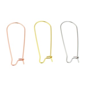 Stainless Steel Ear <b>Clips</b> Drop Shape For Earring Making DIY Jewelry Findings Rose Gold <b>Silver</b> Gold Color - Product Image 5
