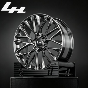 Jantes forgées Sport Tuning 18-22 pouces, face usinée grise, multi-branches, personnalisées, PCD 5x112 5x114.3, compatibles BMW Audi Benz - Product Image 1