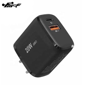 20W PD QC sạc nhanh USB C cổng kép <span class=keywords><strong>35W</strong></span> <span class=keywords><strong>AC</strong></span> 100-240V Điện thoại di động <span class=keywords><strong>Adapter</strong></span> Techno sạc QC3.0 điện điện thoại di động - Product Image 3