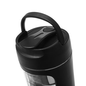 Shaker à protéines électrique portable rechargeable par USB en plastique Tritan à large ouverture de 650 ml, anti-fuite, avec couvercle - Product Image 4