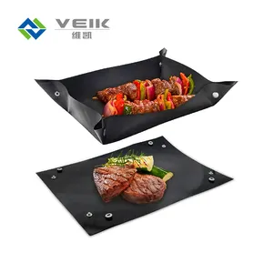 Tapis de barbecue en Silicone antiadhésifs réutilisables, meilleure vente