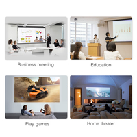 BYINTEK C750K 3LCD 6000 Lumens Extérieur Film Projecteur 3D 4K Projecteur 4k pour Home Cinéma bureau Vente en gros Publicité extérieure