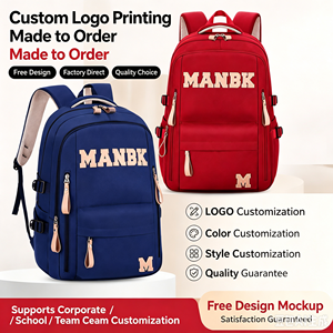 Sac à dos léger et décompressant de grande capacité avec logo promotionnel personnalisé, sac pour ordinateur portable pour l'école et les voyages d'affaires - Product Image 6