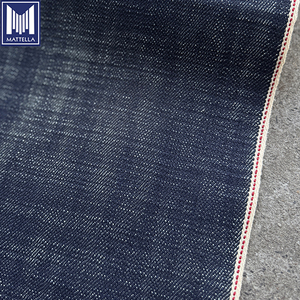 <span class=keywords><strong>Tissu</strong></span> denim selvedge japonais à effet slubby, classique, vintage, tissé, 100% coton, épais, 16,5 oz, pour jeans et vestes pour hommes - Product Image 4