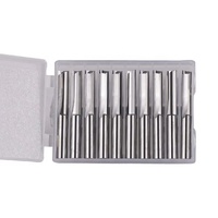YINGBA AlTiN Coated Solid Carbide 6mm Shank 2 Flute Straight Router Bit CNC Milling Cutter untuk Pemotongan Kayu MDF