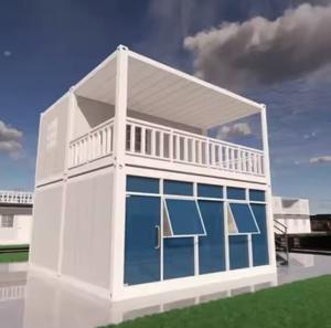 <span class=keywords><strong>2025</strong></span>豪华可定制运输可折叠集装箱房屋高性能两层两卧室别墅和商场设计 - Product Image 5