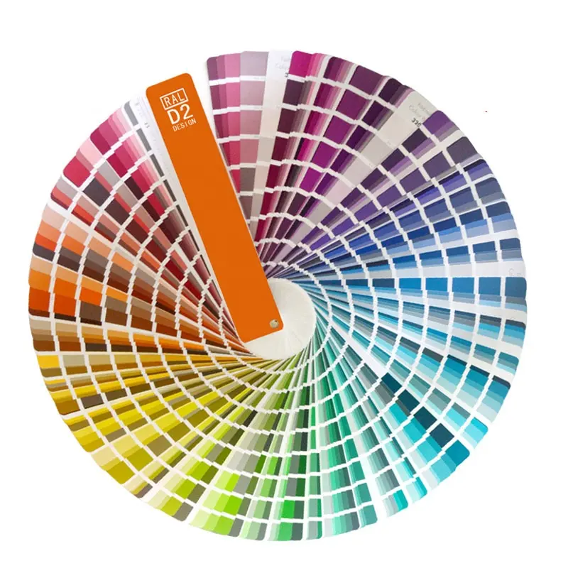 RAL Color Card Standard RAL D2 Design Edition Enhanced Version 1825 RAL DESIGN Colours