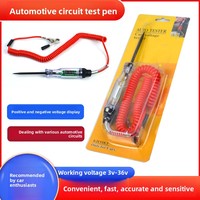 Testeur de circuit numérique LED multifonction 12V/24V pour réparation électrique automobile