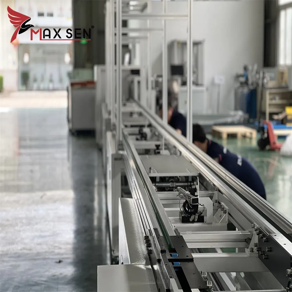 High Quality Pallet Conveyor System Car Production Line Conveyor Double Speed Chain Conveyor