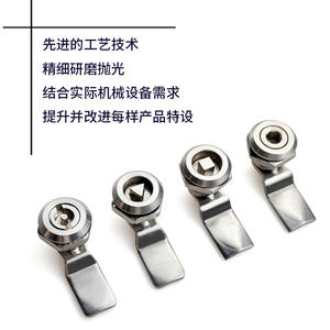 Caja de control electrónico de acero inoxidable con bloqueo giratorio similar a SOUTHCO: ranura/perfil aerodinámico/triángulo - Product Image 3