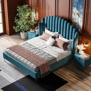 Türkische Schlafzimmer möbel Set Königin getuftet Doppelbett Rahmen Bett Einzel
