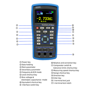 Medidor Digital LCR Portátil Testador de Frequência Indutância Resistência Capacitância e Ohmímetro Instrumentos de Teste Portáteis - Product Image 3