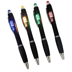 Bolígrafo con Logotipo Luminoso Personalizado con <span class=keywords><strong>Punta</strong></span> Táctil, Bolígrafo con Luz para Marca Corporativa, Logotipo Brillante Grabado con Láser, Bolígrafo Promocional - Product Image 3