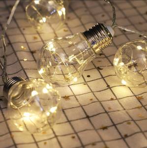 E27 <span class=keywords><strong>solaire</strong></span> extérieur jardin Vintage Patio <span class=keywords><strong>guirlande</strong></span> Led <span class=keywords><strong>guirlande</strong></span> lumineuse boule Globe ampoule pour la fête de mariage décoration de noël 220V - Product Image 3