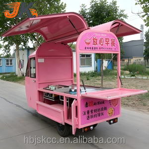 Chariot de barbecue commercial mobile multifonctionnel électrique à 3 roues avec cadre en acier inoxydable pour le petit-déjeuner et le marché nocturne - Product Image 6
