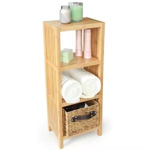 رف تخزين من الخيزران مكون من <span class=keywords><strong>4</strong></span> طبقات قائم بذاته مخصص للتنظيم - Product Image 1