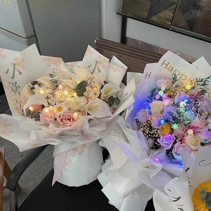 Bola de burbujas LED, alambre de cobre, cadena de luces de hadas, funciona con pilas, decoración exterior/interior para jardín de Navidad - Product Image 1