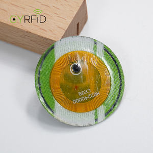 Kunden spezifische programmier bare wasch bare NFC-Eisen patches Gewebter RFID-Kleidungs etiketten aufkleber - Product Image 3