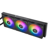 Refroidisseur de processeur liquide Thermalright Frozen Horizon 360 V2 BLACK ARGB avec trois ventilateurs PWM 1850RPM pour LGA1700 AM5
