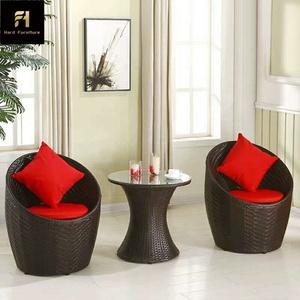 New Design Rattan <strong>Wicker</strong> Dining <strong>Table</strong> Set Balcony Coffee <strong>Table</strong> Bistro <strong>Chairs</strong> Patio Dining Sets - Product Image 3