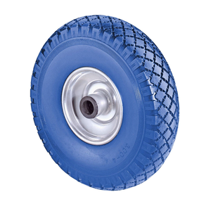 New Condition 260X85mm/3.00-4/3.50-4 <strong>Wheel</strong> Barrow <strong>Caster</strong> <strong>Wheels</strong> Polyurethane (PU) Foam Tires with <strong>Metal</strong> Rims for Farm Works - Product Image 1