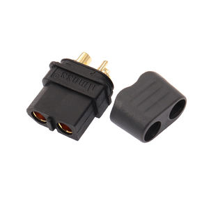 Conectores XT60H-M XT60H-F Serie Latón Negro Macho y Hembra, Par de Módulos de Entrada de Alta Potencia 30A-60A para Modelos RC, Juguetes y Baterías de Litio - Product Image 3