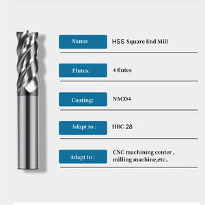 Wholesale Customized 1-7mm HSS <strong>End</strong> <strong>Mill</strong> Flat Square with 4 Flutes Tin &amp; Altin Coating New Condition ODM &amp; OEM Support - Product Image 6