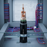 Cable de Alimentación de Cobre Armado con Alambre de Acero YJV XLPE PVC 0.6/1kV para Suministro Eléctrico en Plantas de Procesamiento de Petróleo, Gas y Petroquímicos