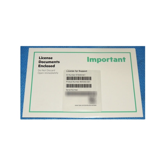 BD505A ILO Advanced 1-server License with 3yr Support on ILO Licensed Features ILO BD505A