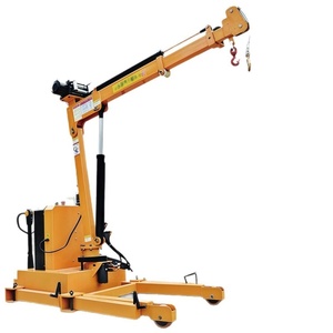 New Electric Hydraulic Crane 2000kg with <b>Wire</b> Rope Sling and Remote <b>Control</b> for Industrial Use - Product Image 1